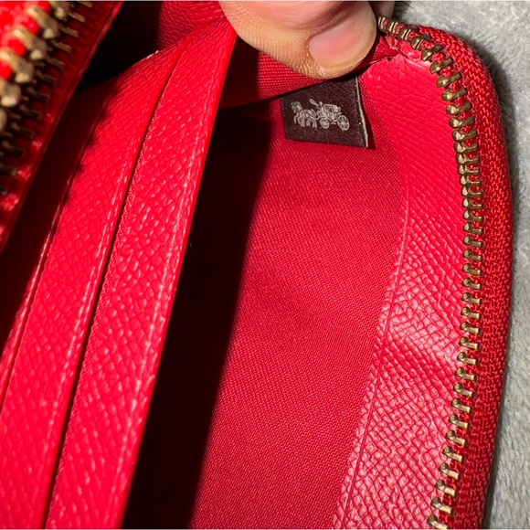 Pink Coach Double Zip Travel Organizer - Picture 7 of 8